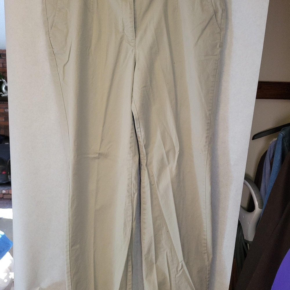 Talbots Khakis All Cotton Size 18w